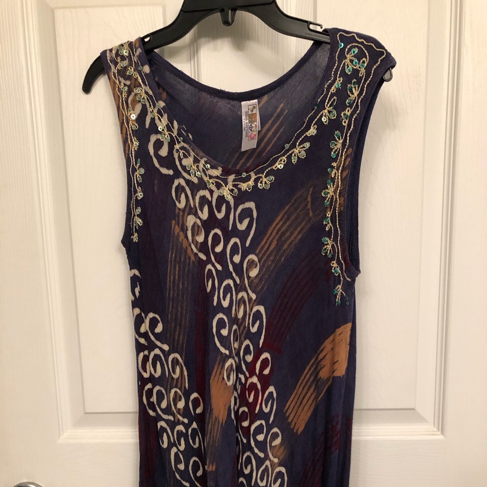 Beautiful embroidered India Boutique top-Free size